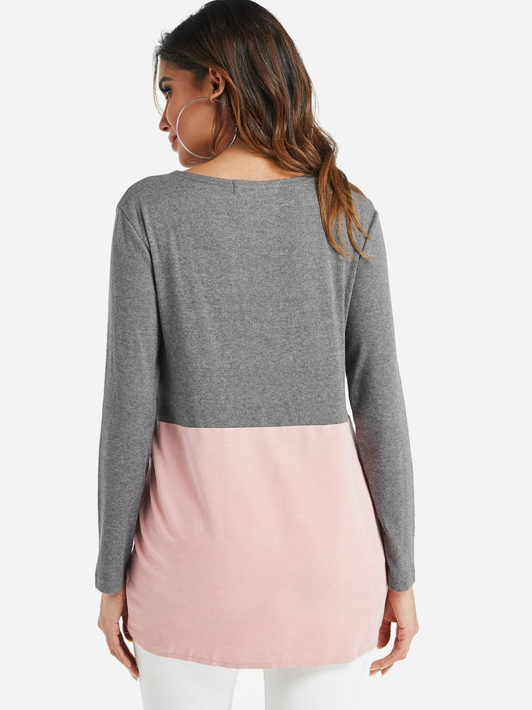Womens Color Block T-Shirts