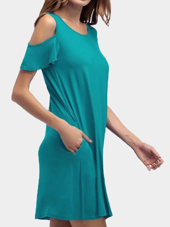 Ladies Green Mini Dresses