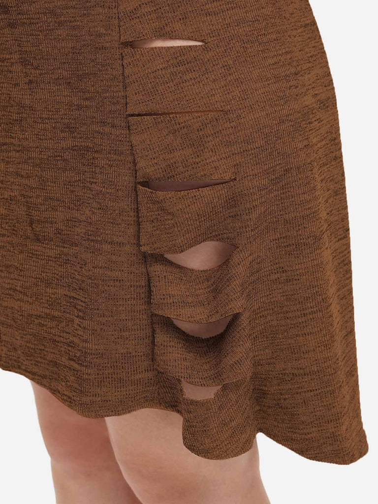 Womens Long Sleeve Plus Size Dress