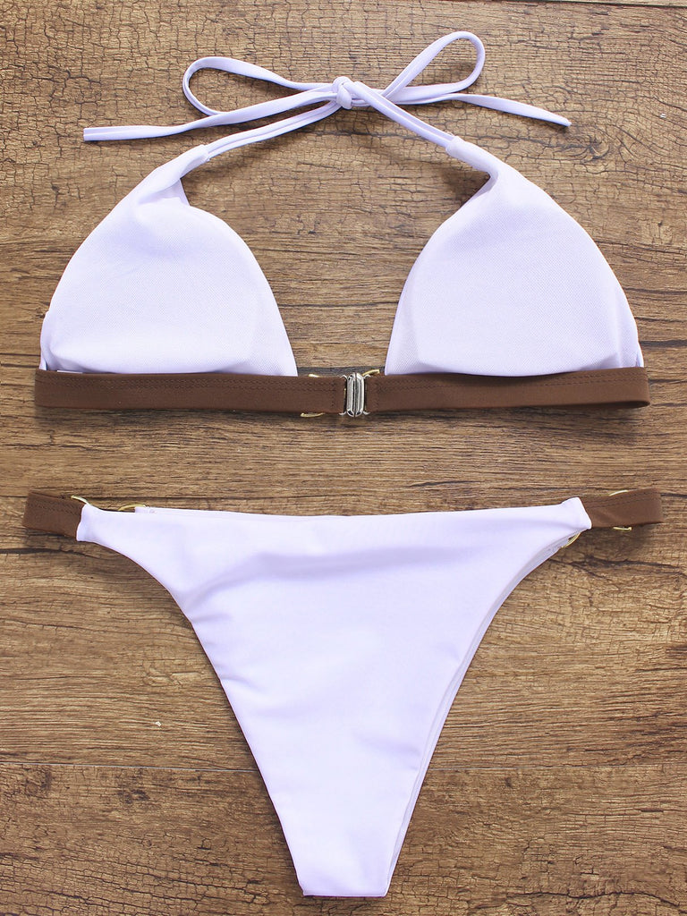 Womens White Bikinis