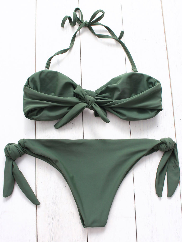 Womens Green Bikinis