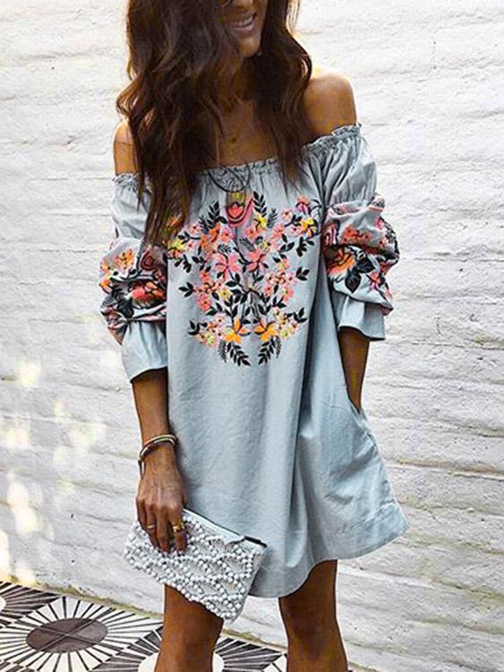 Womens Floral Print Dresses