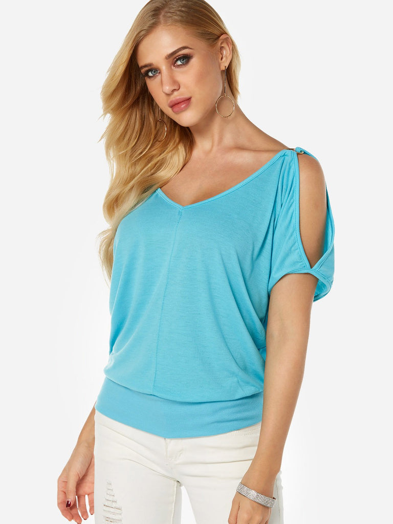 Ladies Blue T-Shirts