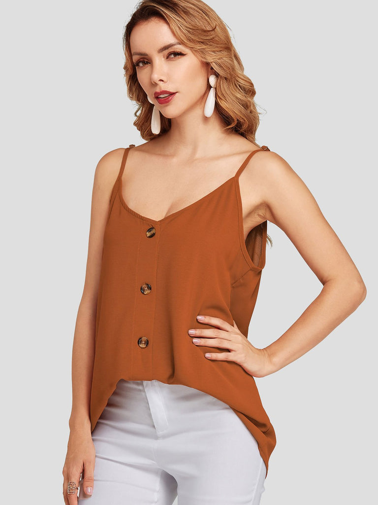 Ladies Orange Camis