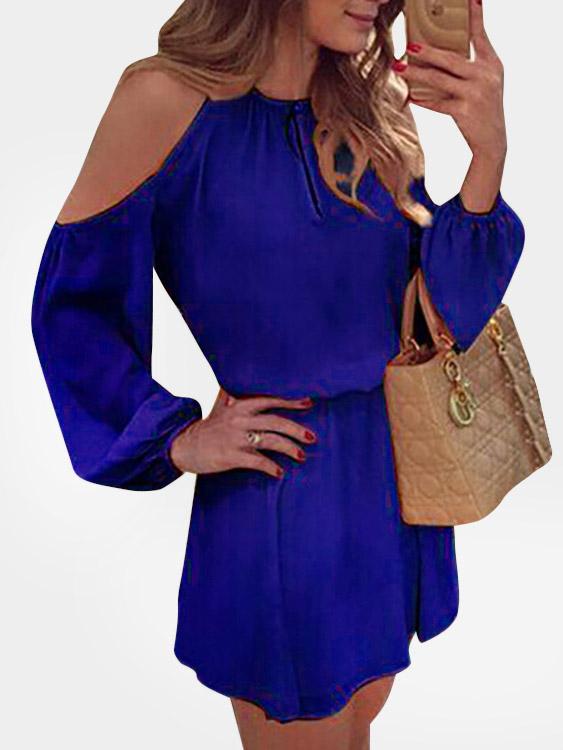 Womens Blue Casual Dresses