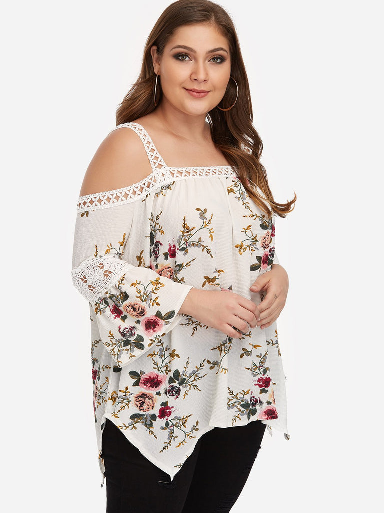 Ladies Floral Plus Size Tops
