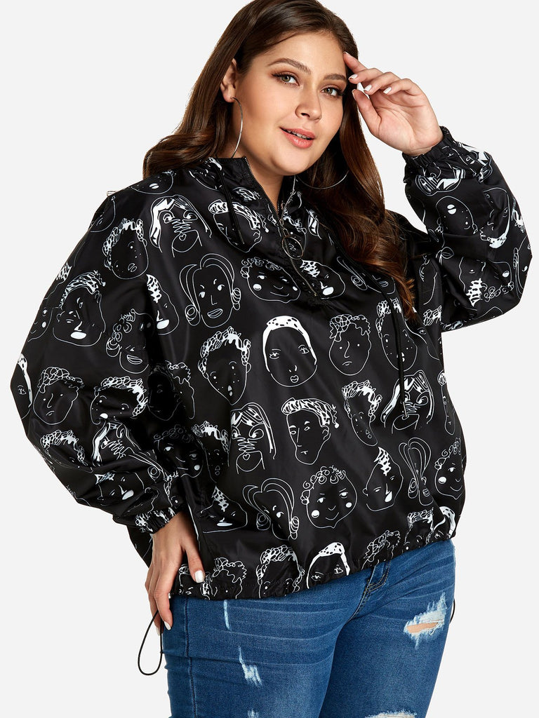 Ladies Long Sleeve Plus Size Coats & Jackets