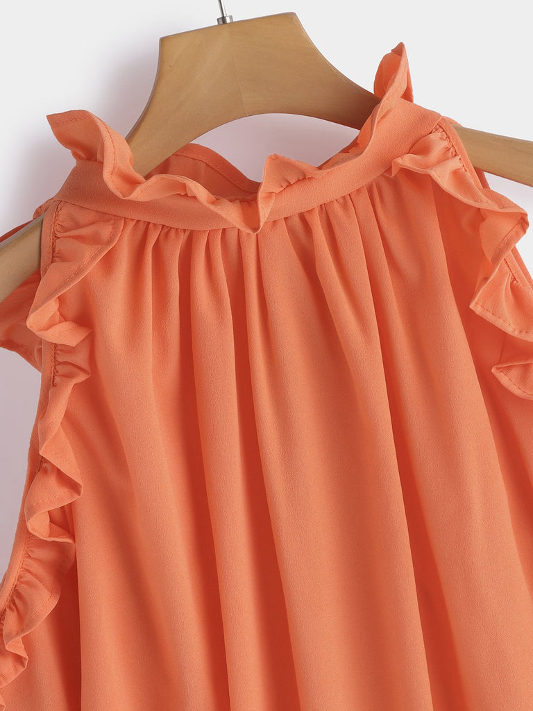 Ladies Orange Blouses