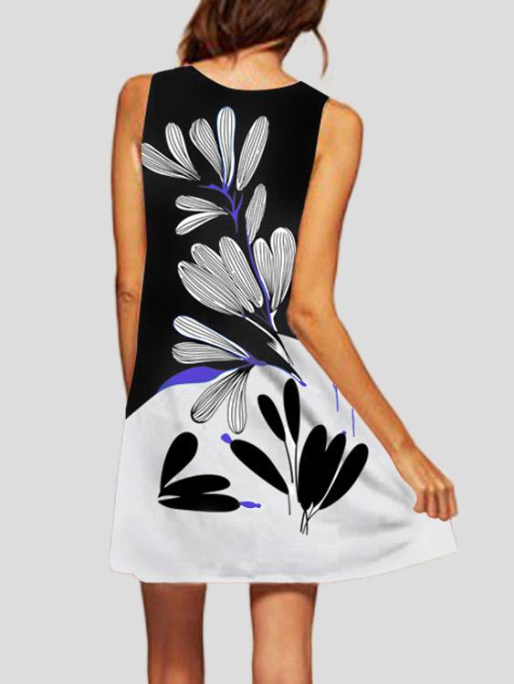 Womens Black Floral Dresses
