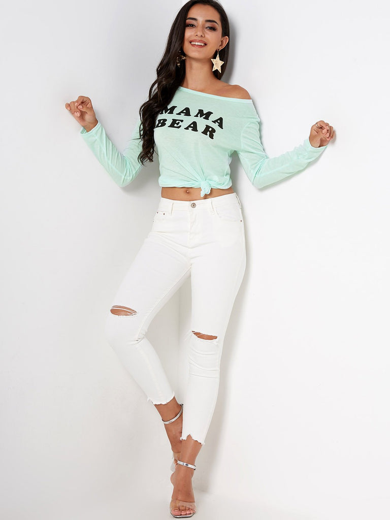 Womens Long Sleeve Top