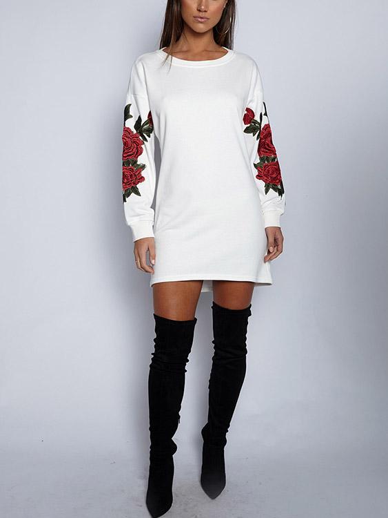 Ladies Long Sleeve Shirt Dresses