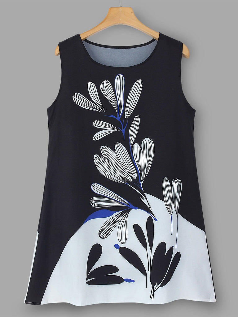 Ladies Black Floral Dresses