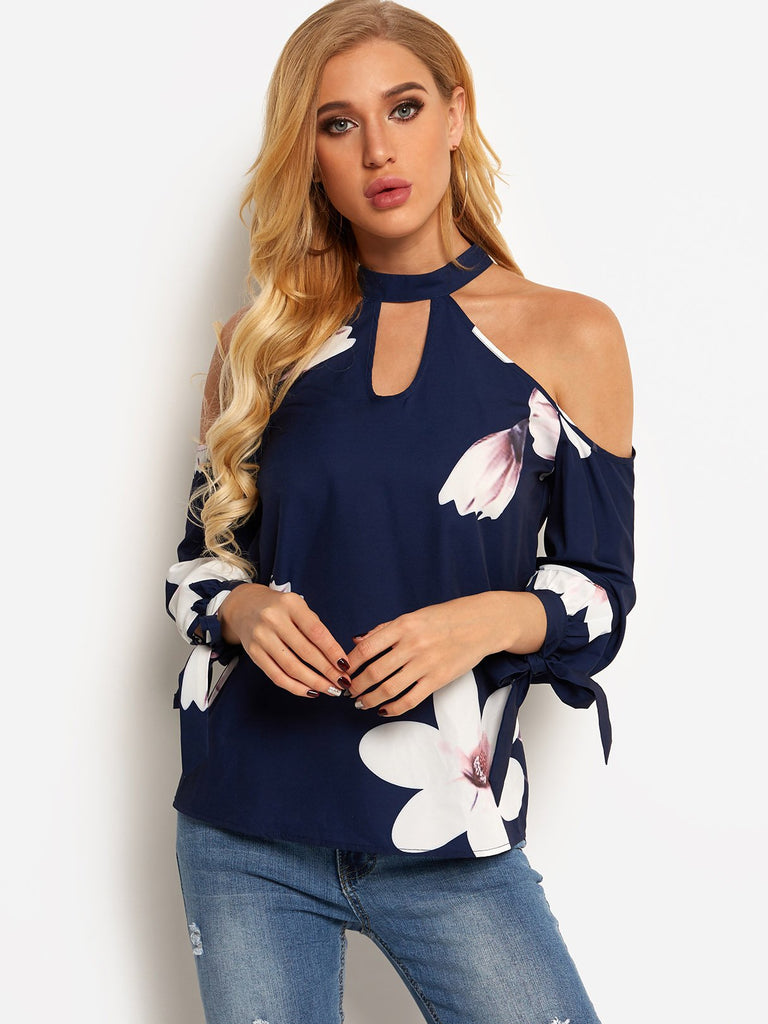Womens Navy Blouses