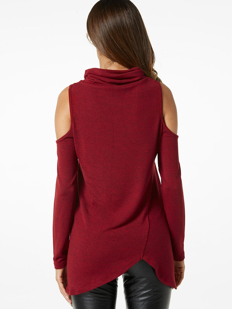 Womens Burgundy T-Shirts