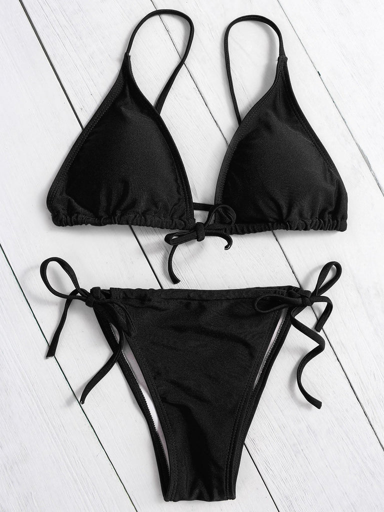 Ladies Burgundy Bikinis