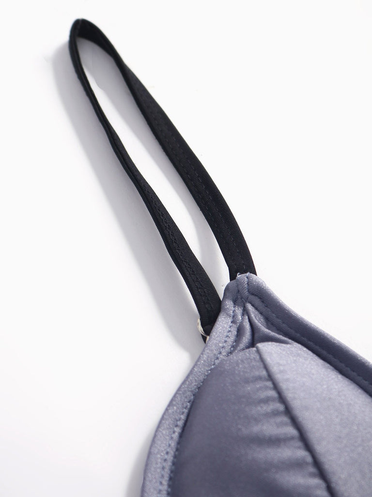 Ladies Sleeveless Two Piece Bikinis