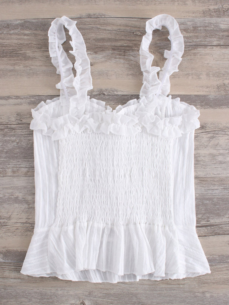 Ladies White Camis