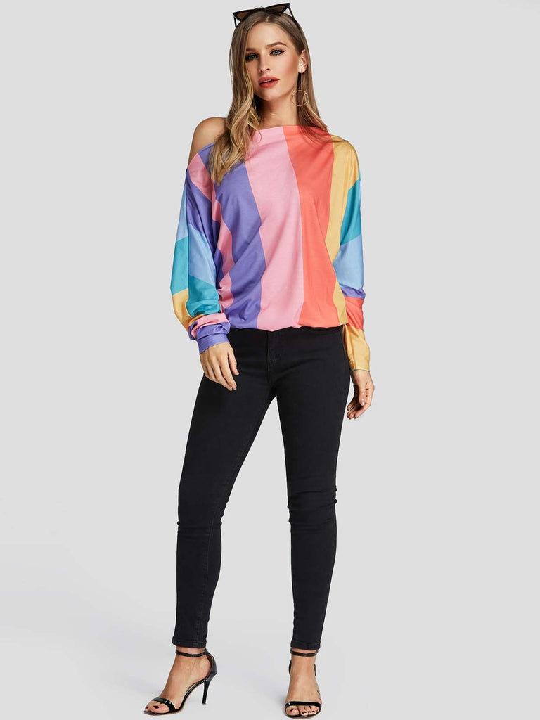 Womens Color Block T-Shirts