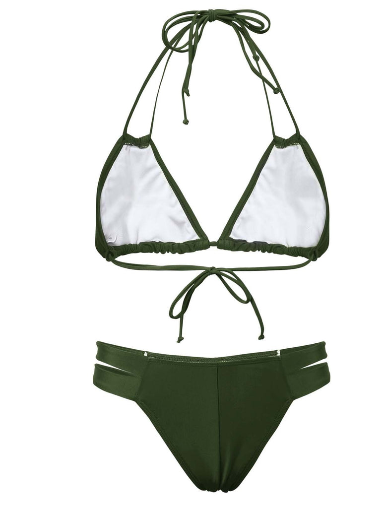 Ladies Green Bikinis