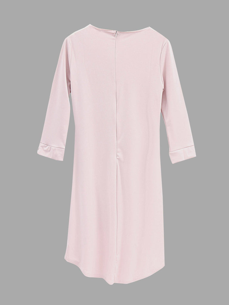 Womens Pink Midi Dresses
