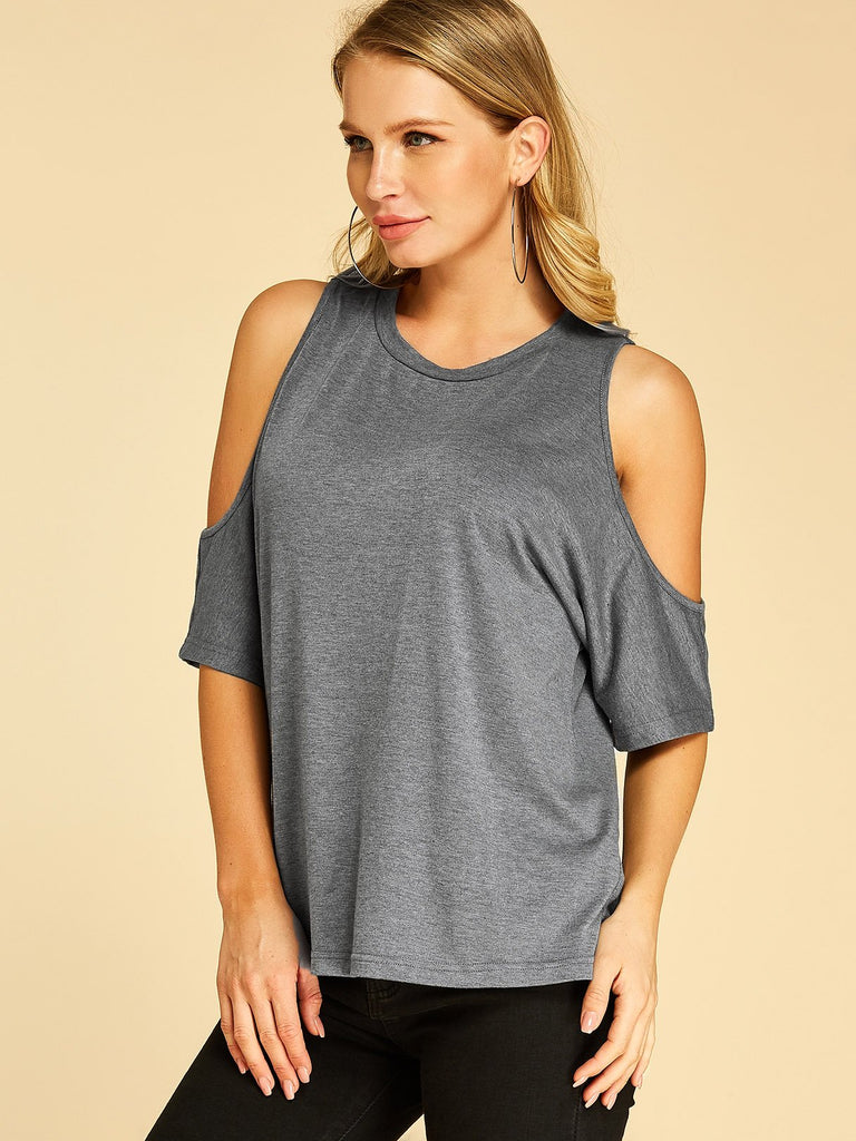 Ladies Gray Blouses