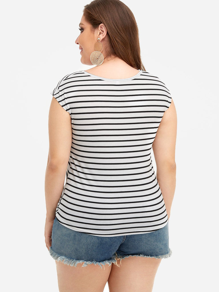 Womens White Plus Size Tops