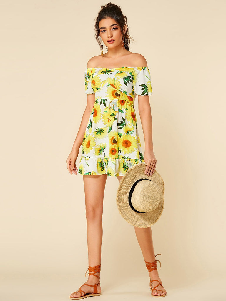 Womens Floral Floral Dresses