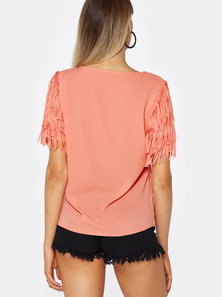 Womens Orange T-Shirts