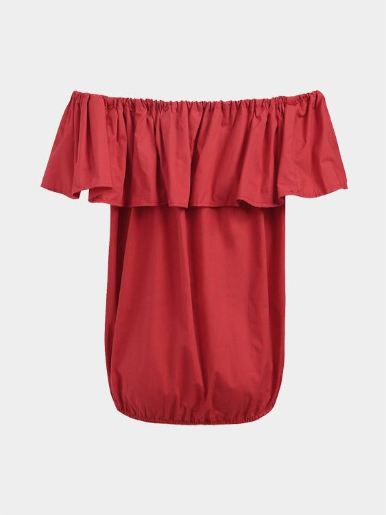 Womens Red Blouses