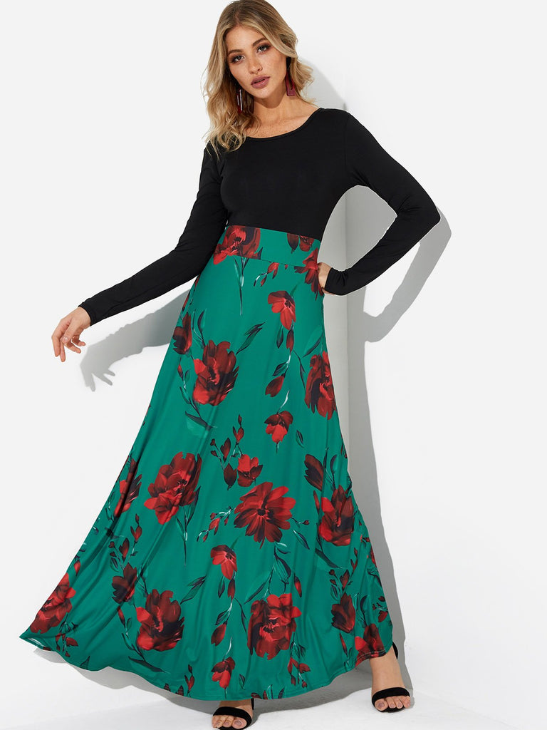Womens White Floral Dresses