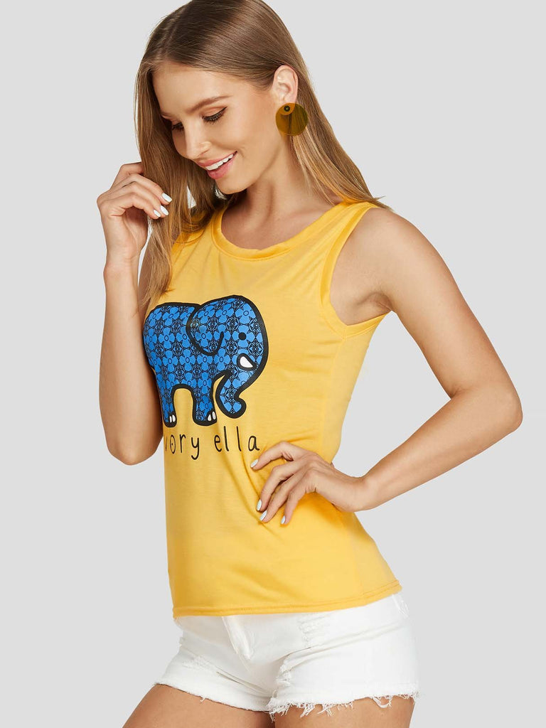 Ladies Yellow T-Shirts