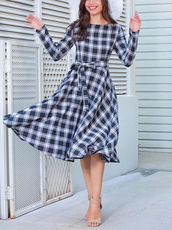 Womens Long Sleeve Casual Dress