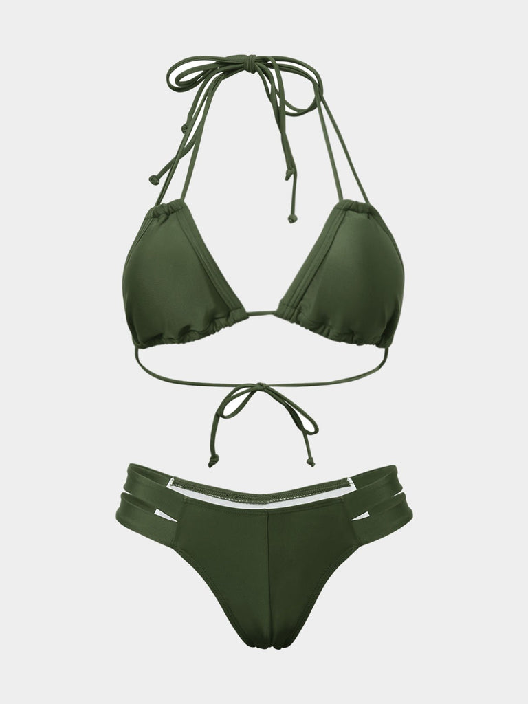 Womens Green Bikinis