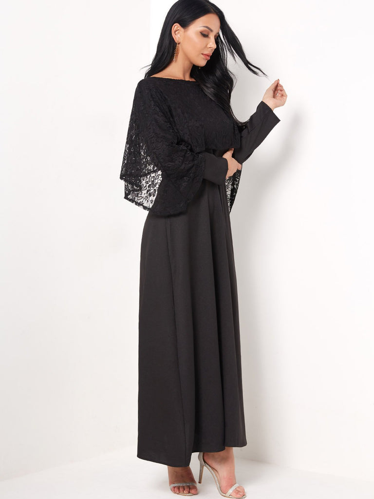 Womens Black Maxi Dresses