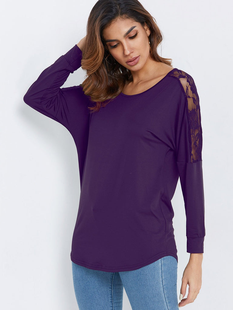 Womens Purple T-Shirts