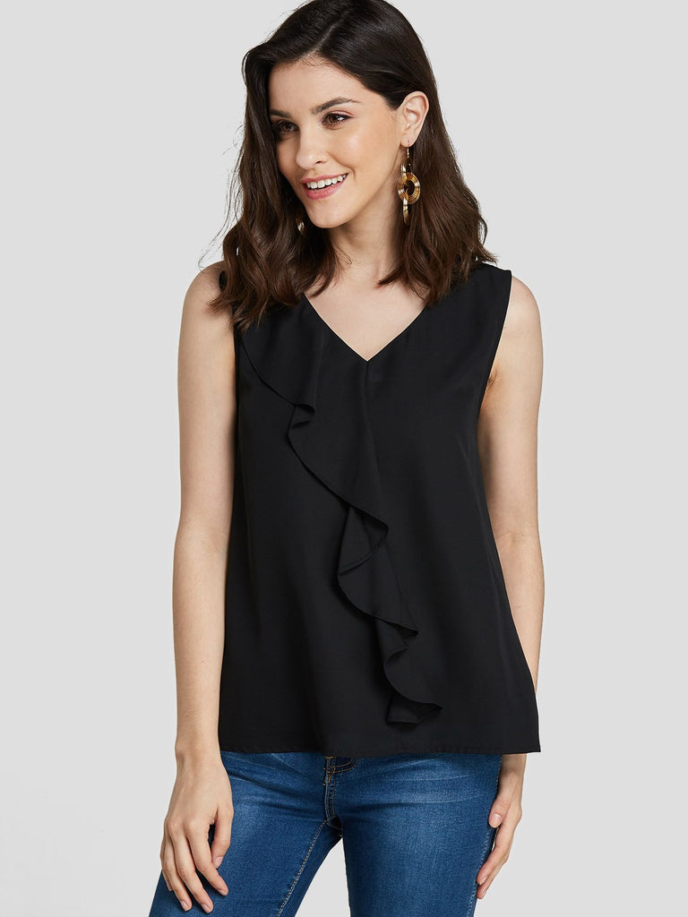 Ladies Black Camis