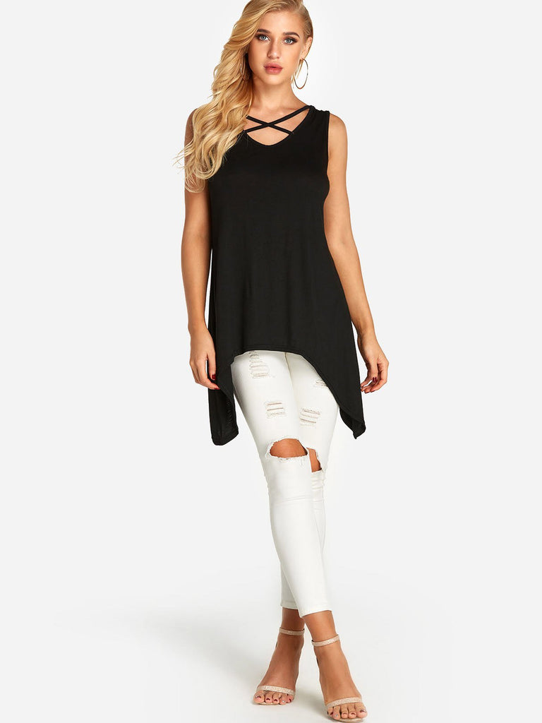 Womens Navy Camis