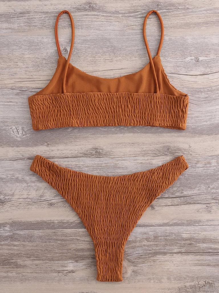 Womens Orange Bikinis