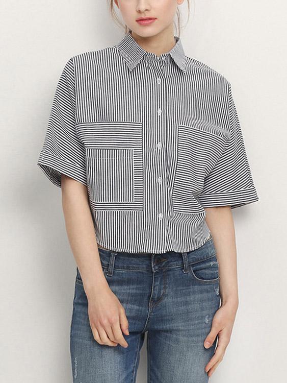Ladies Striped Blouses