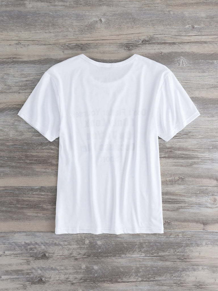Ladies White T-Shirts
