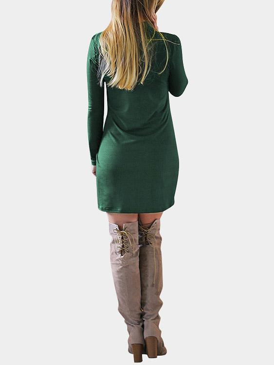 Womens Green Mini Dresses