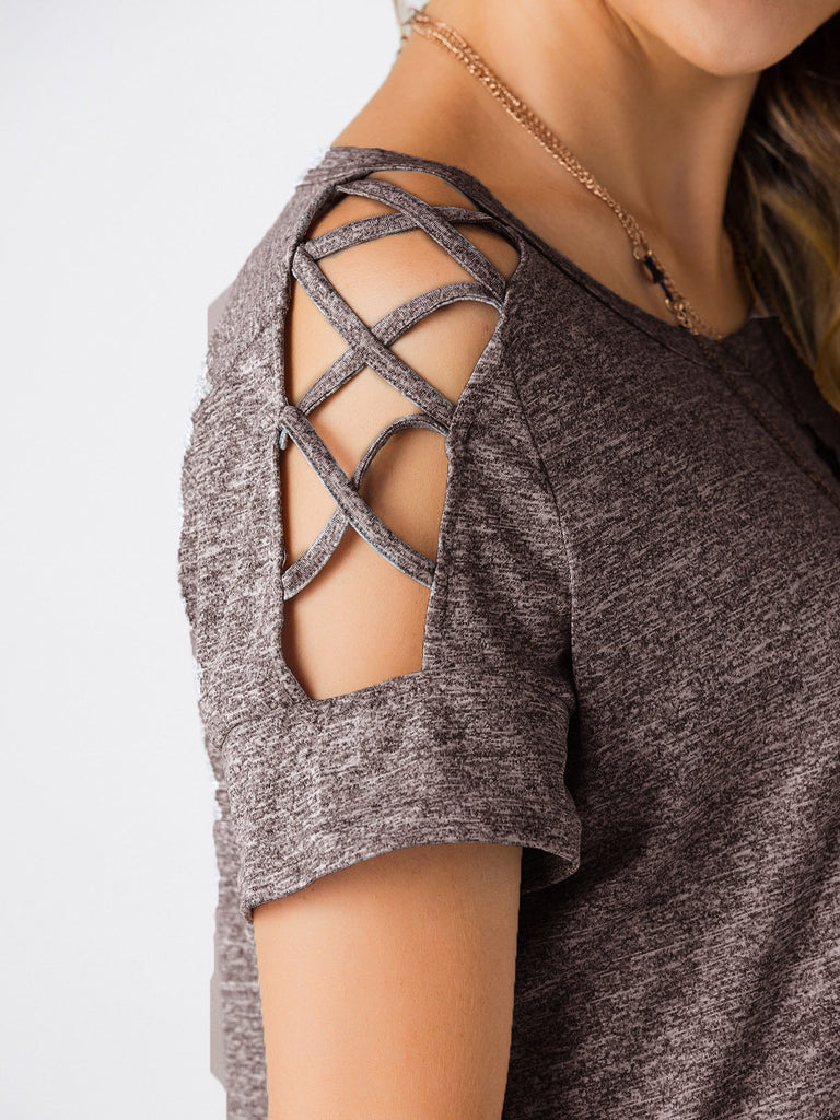 Womens Grey T-Shirts