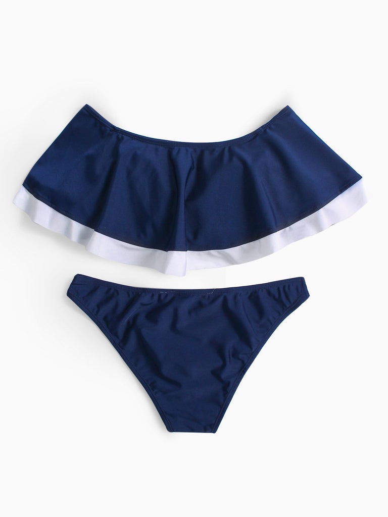 Womens Navy Bikinis