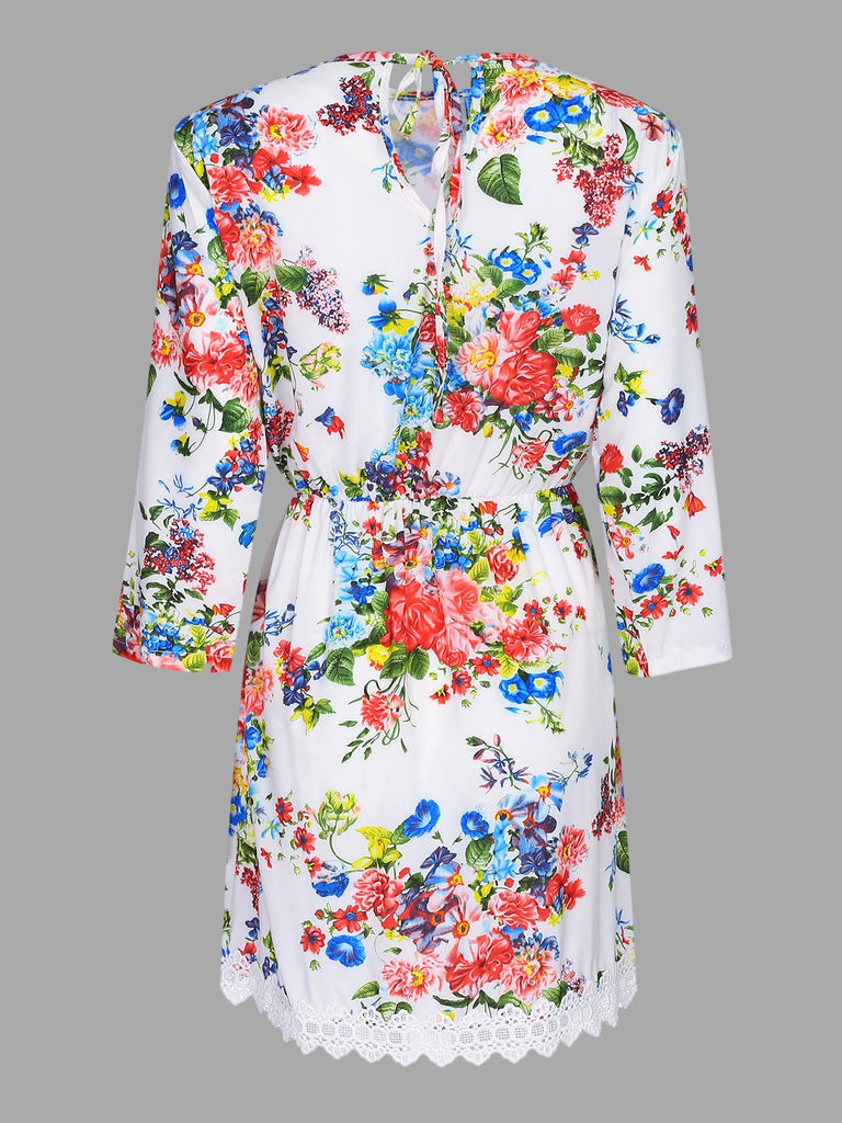 Womens Multi Floral Dresses