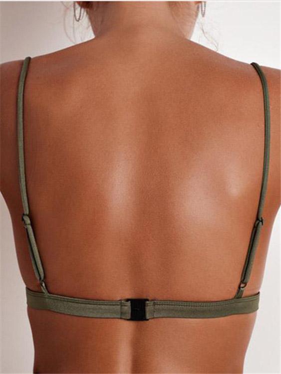 Womens Green Bikinis