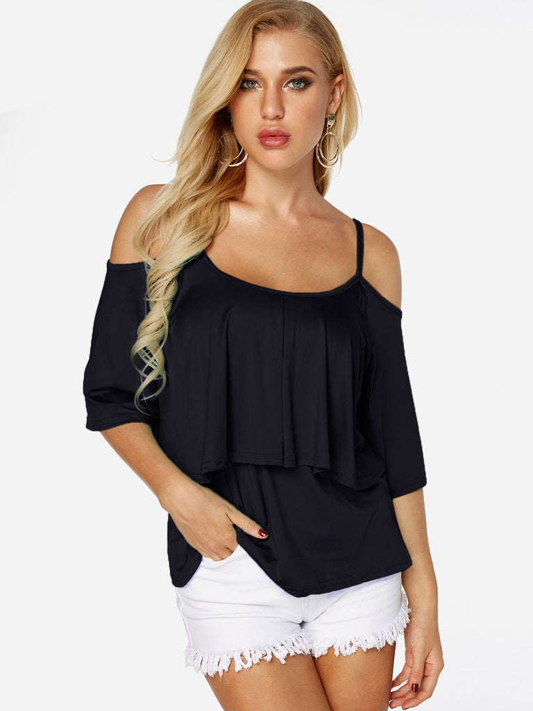 Ladies Black T-Shirts