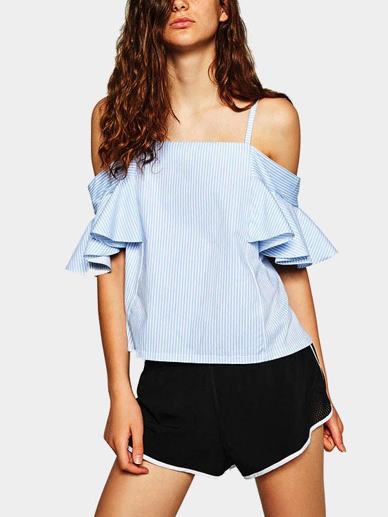 Stripe Short Sleeve T-Shirts