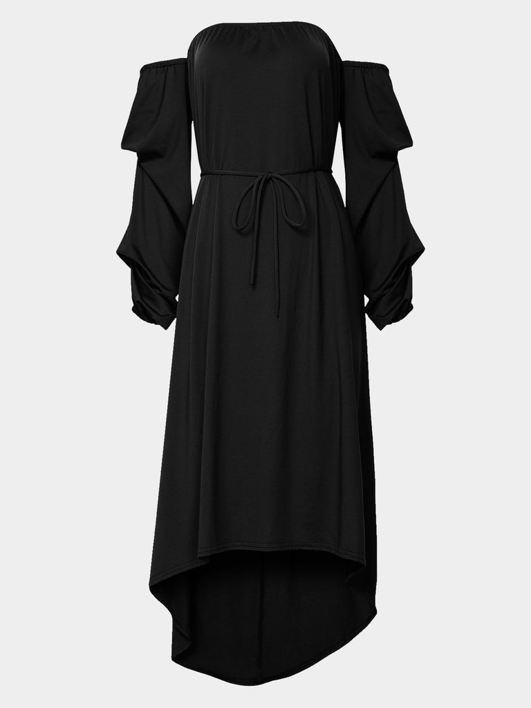 Womens Black Off The Shoulder Dresses