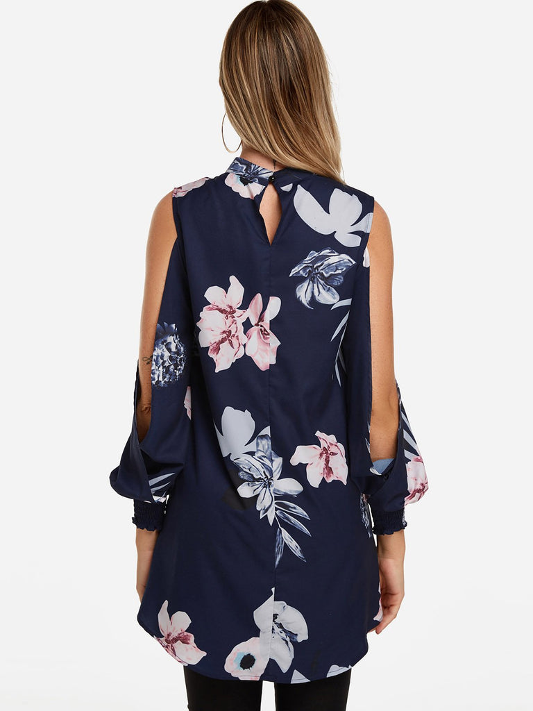 Womens Navy Blouses