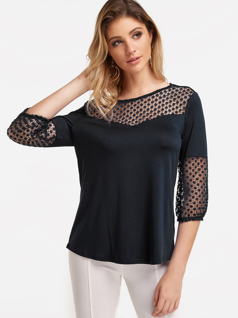 Ladies 3/4 Sleeve Blouses